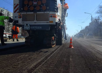 В Казани стартовал ремонт улицы Зорге по национальному проекту