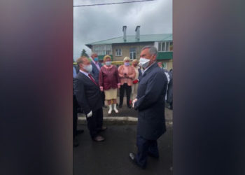 Рустам Минниханов посетил дворы Нижнекамска