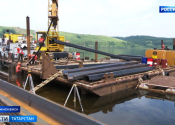 В Нижнекамском районе началась реконструкция Красноключинской дамбы