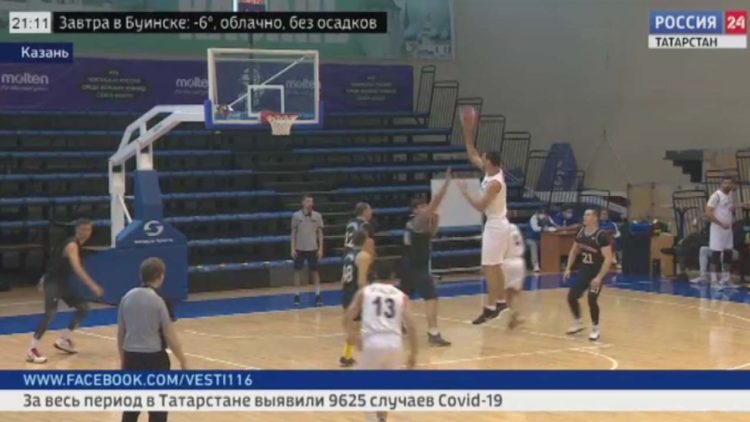 В Казани прошел баскетбольный матч между командой из РТ и сборной Сирии
