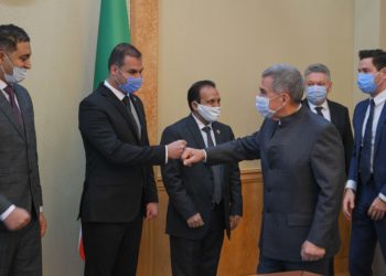 Минниханов встретился с президентом Олимпийского комитета Сирии