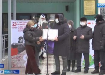 Члены Буинского землячества поздравили 96-летнего ветерана Великой Отечественной войны