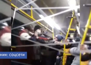 В Казани кондуктор в очередной раз устроил драку с пассажиром