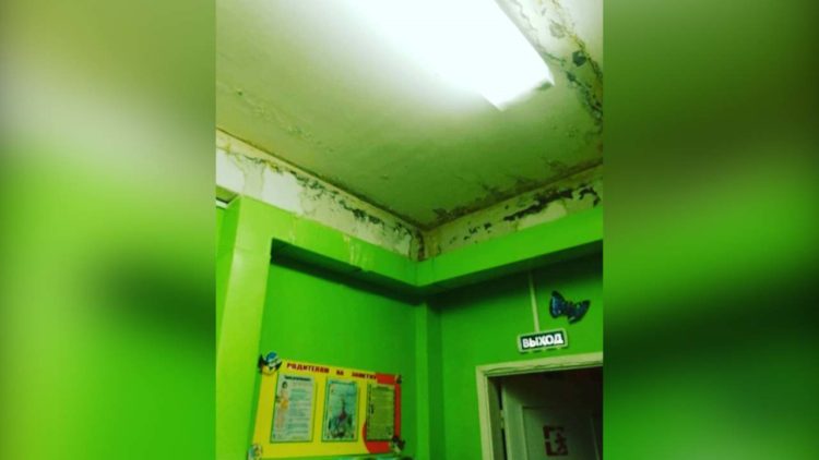 В Челнах родители пожаловались на протекающую крышу в детском саду