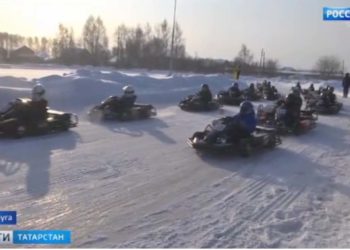 В Елабуге прошли зимние республиканские соревнования по картингу