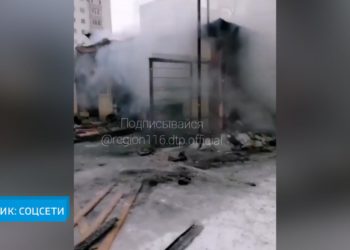 В прокуратуре прокомментировали пожар на рынке на Мавлютова: организована проверка