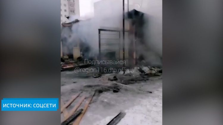 В прокуратуре прокомментировали пожар на рынке на Мавлютова: организована проверка