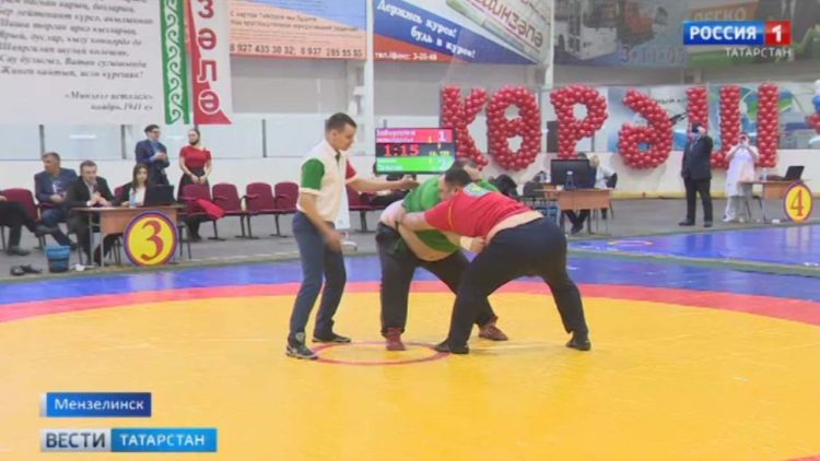 В Мензелинске прошёл турнир по борьбе корэш, посвящённый Мусе Джалилю