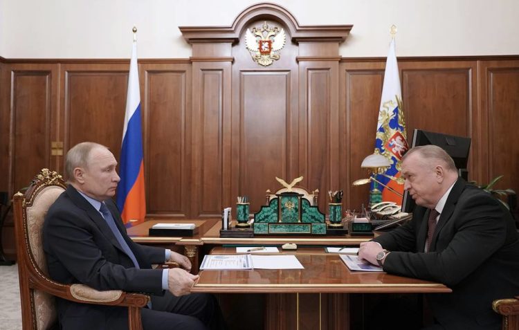 Путин встретился с главой Торгово-промышленной палаты РФ