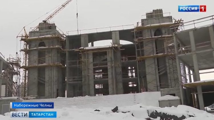 В Челнах продолжается строительство самой большой мечети республики