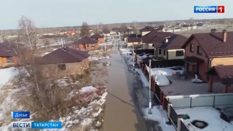 В Татарстане триста населенных пунктов попадает в зону подтопления