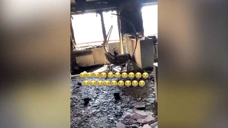 После пожара в Челнах женщина опубликовала страшное видео сгоревшей квартиры