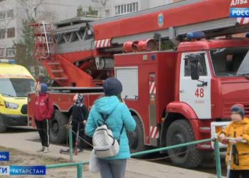 Пожар, эвакуация, задержание: подробности происшествия на Батыршина в Казани