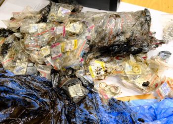 В Казани полицейские откопали четыре мешка драгоценностей на 160 млн