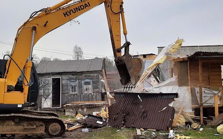 В Казани для строительства дороги-дублера начали сносить объекты