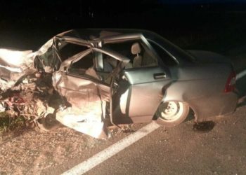 Двое мужчин погибли в результате лобового столкновения легковушек в Азнакаевском районе РТ