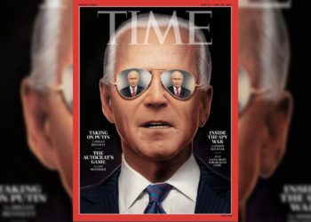 Журнал Time поместил на обложку Байдена с Путиным «в глазах»