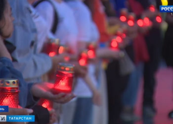В Татарстане прошли акции ко Дню памяти и скорби