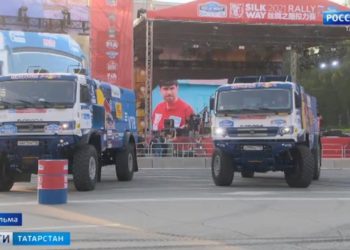 Команда «КАМАЗ-мастер» прошла с парадом в Бугульме