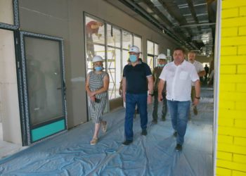 Строительство гимназии в Замелекесье завершено уже на 80%