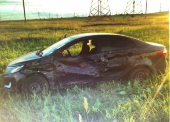 На трассе в Татарстане водитель квадроцикла влетел в легковой автомобиль