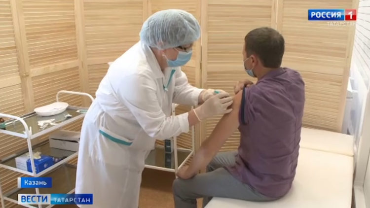В Татарстане установлен рекорд по приросту числа вакцинированных за сутки