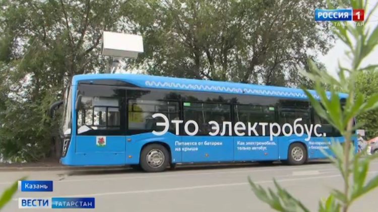 В Казани впервые на маршрут в тестовом режиме вышел электробус