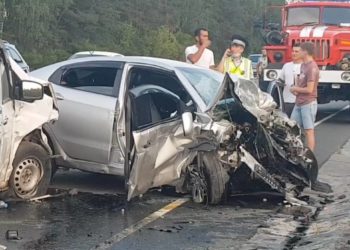 Смертельная авария с микроавтобусом произошла на трассе Казань-Йошкар-Ола