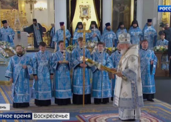 Историческое событие: в Казани освятили воссозданный Собор Казанской иконы Божией Матери