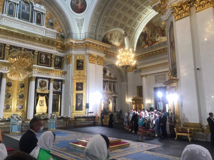 В Казани состоялся чин освящения Собора Казанской иконы Божией Матери