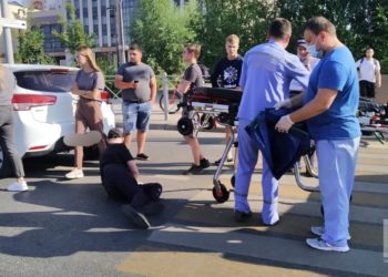 Водитель иномарки сбил пешехода на улице Ямашева в Казани