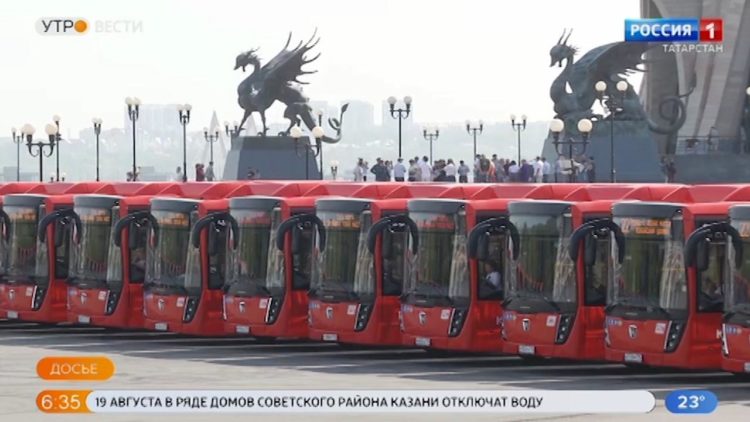 В Казани по нацпроекту закупили 40 новых автобусов