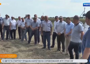 Марат Зяббаров оценил ход уборочной кампании в Буинском районе