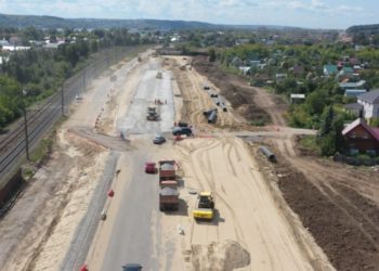 На всей протяженности дублера Горьковского шоссе по нацпроекту установят шумозащитные экраны