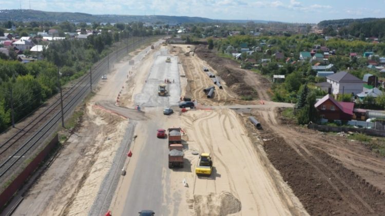 На всей протяженности дублера Горьковского шоссе по нацпроекту установят шумозащитные экраны