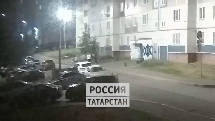 Появились новые кадры ночной перестрелки в Нижнекамске