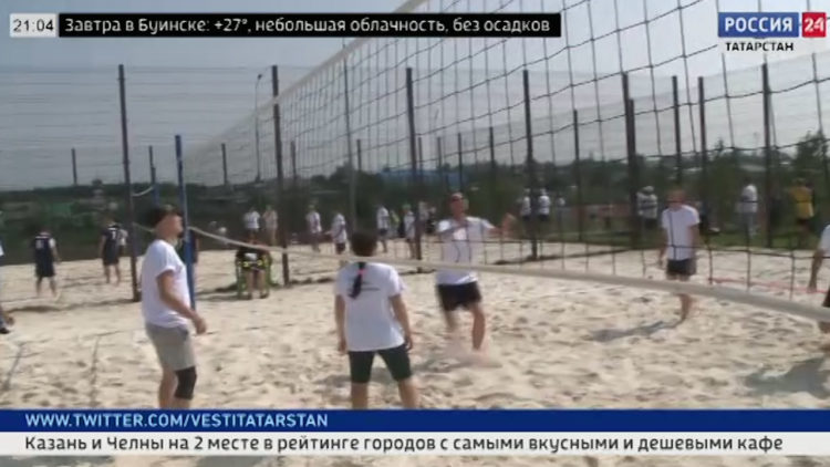Радиостанции Татарстана провели ежегодный турнир по пляжному волейболу