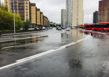 В Казани по нацпроекту отремонтировали улицу Рауиса Гареева