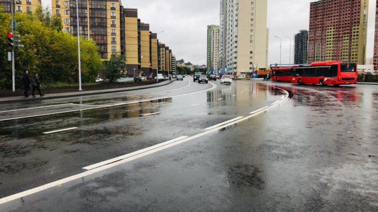 В Казани по нацпроекту отремонтировали улицу Рауиса Гареева