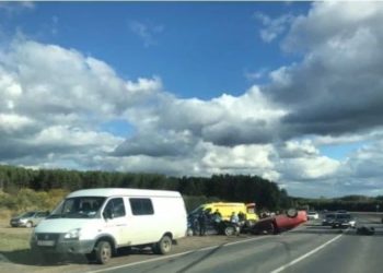 В Татарстане при жестком столкновении двух иномарок погиб один человек