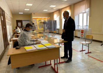 Александр Терентьев проголосовал на выборах в Госдуму РФ