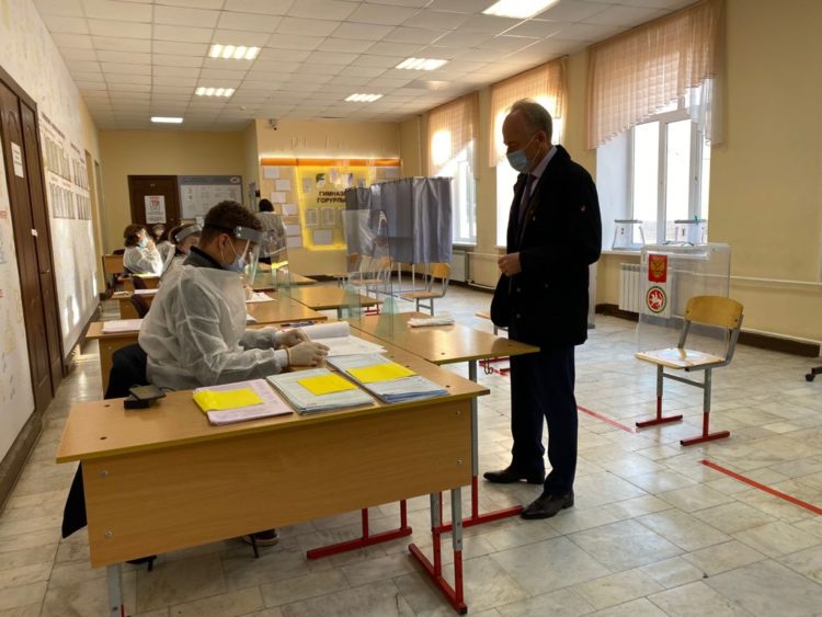 Александр Терентьев проголосовал на выборах в Госдуму РФ