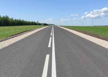 В Апастовском районе по нацпроекту отремонтировали участок дороги Уланово – Каратун