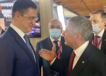 Минниханов прибыл в Москву для участия в форуме «Российская энергетическая неделя»