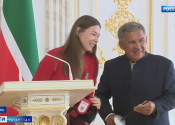 В Казанском Кремле наградили победителей и призеров летних Олимпийских игр в Токио