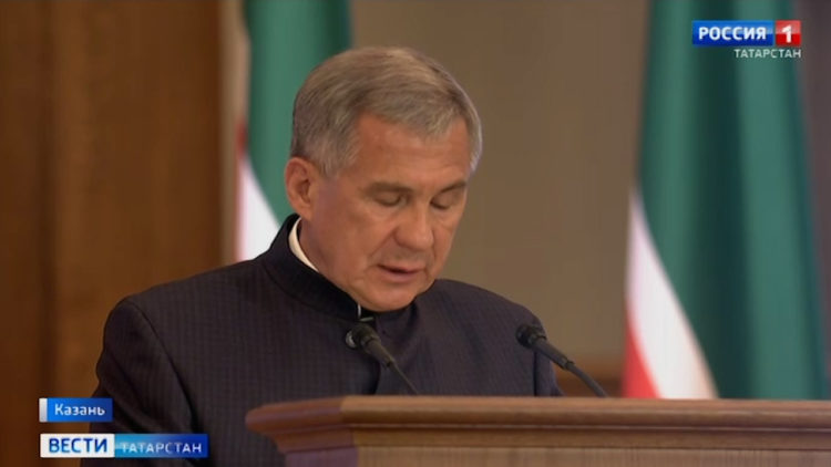 Рустам Минниханов выступил с ежегодным посланием Государственному Совету РТ