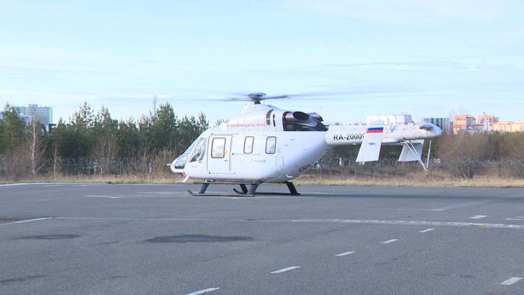 В РКБ доставили вертолетом пострадавшего при взрыве газа в Челнах