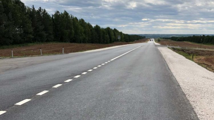 В Татарстане по нацпроекту отремонтировали участок дороги Казань — Шемордан