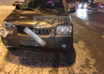 В Казани на пешеходном переходе иномарка насмерть сбила 2 человек
