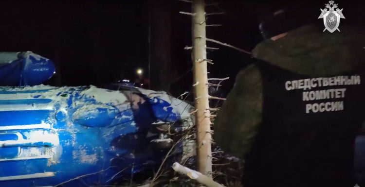 Следком опубликовал видео с места крушения казанского вертолета под Ижевском